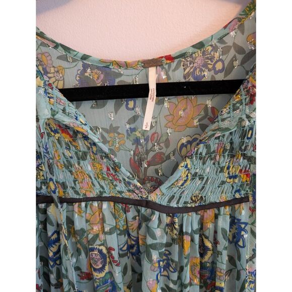 Free People Free Swinging Mini Dress Tunic size Small - Picture 5 of 7